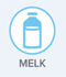 Logo allergie voor Melk
