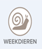 Logo allergie voor Weekdieren